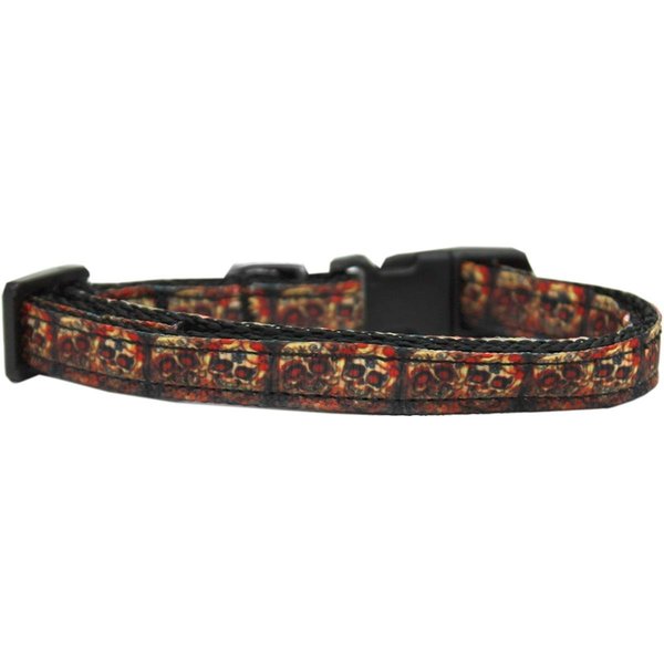 Mirage Pet Products Skull Crossed Lovers Nylon Ribbon Dog Collar Extra Small 125-149 XS